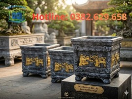 Cung cấp chậu đá cây cảnh sân vườn Quảng Ninh – Giá rẻ, bền đẹp, giao nhanh, gọi ngay 0382.629.658